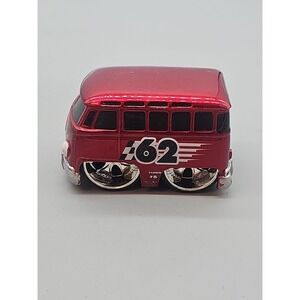 Jada Toys V-Dubs '62 Volkswagen VW Bus Van T1 Wolfsburg Xpress Red
